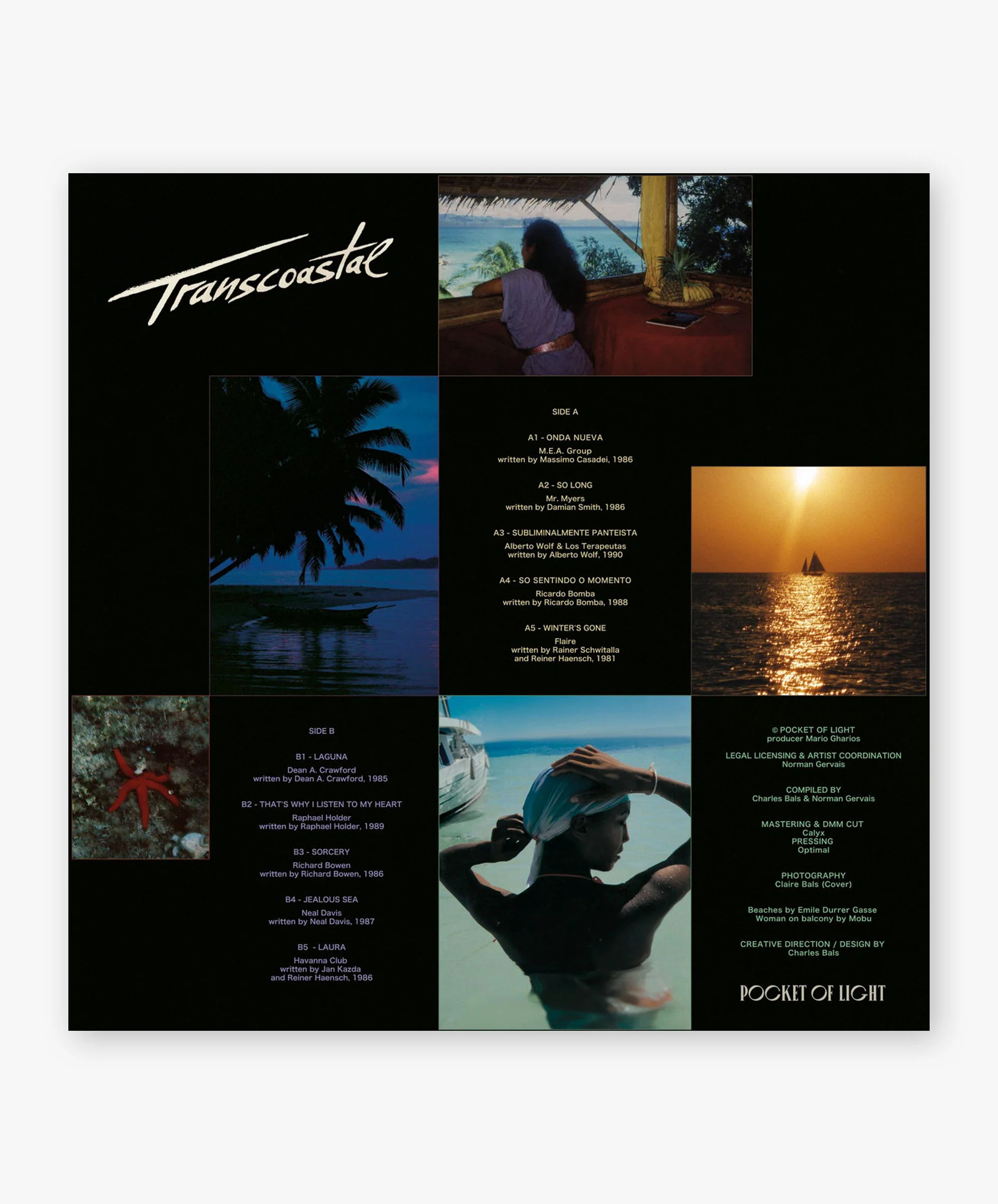 Various (Compiled by Charles Bals and Norman Gervais) - Transcoastal LP - Image 2